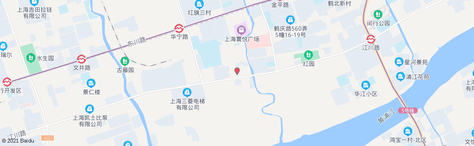 上海沪闵路江川路(招呼站)_公交站地图_上海公交_妙搜公交查询2024