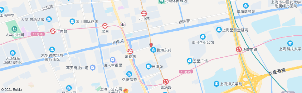 上海陈春东路莲溪路_公交站地图_上海公交_妙搜公交查询2024