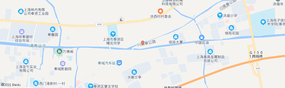 上海川南奉公路向阳桥_公交站地图_上海公交_妙搜公交查询2024