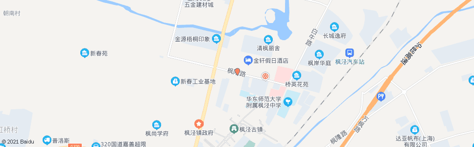 上海枫阳路泾波路(招呼站)_公交站地图_上海公交_妙搜公交查询2024