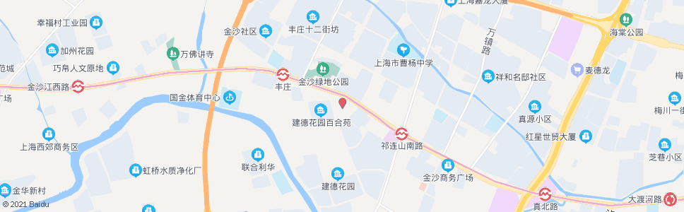 上海棕榈路花家浜路(金丰新村)_公交站地图_上海公交_妙搜公交查询2024