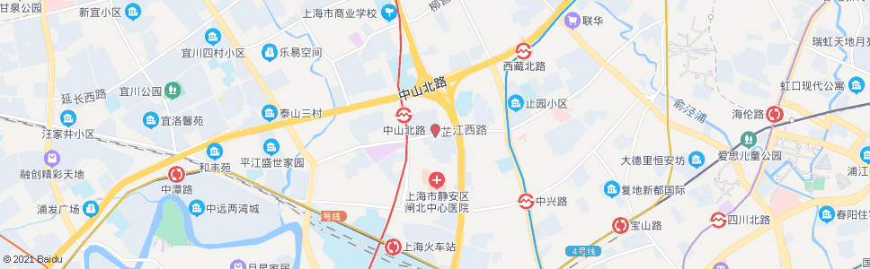 上海芷江西路共和新路_公交站地图_上海公交_妙搜公交查询2024