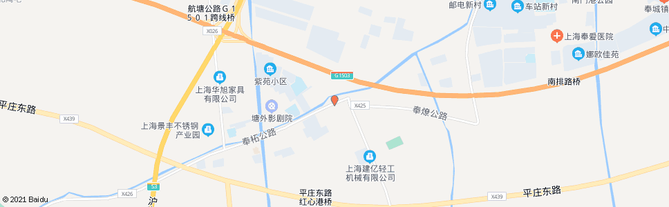 上海奉柘公路(招呼站)_公交站地图_上海公交_妙搜公交查询2024