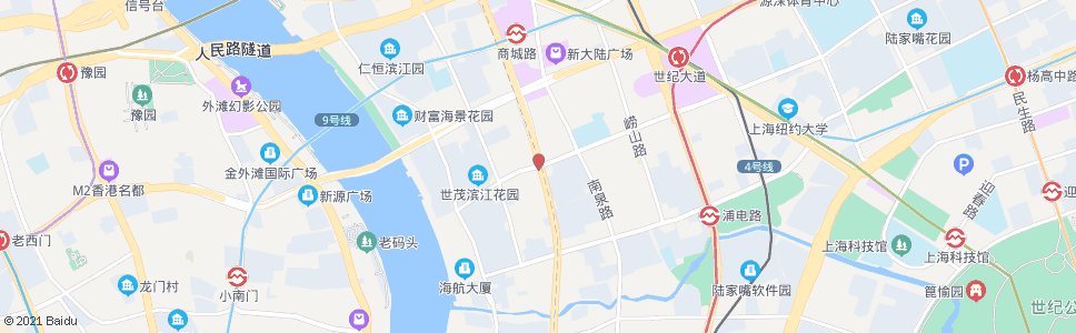 上海浦东南路潍坊路_公交站地图_上海公交_妙搜公交查询2024