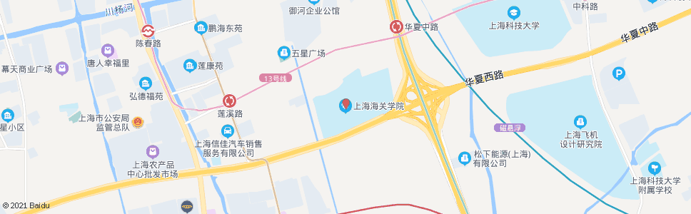 上海海关学院_公交站地图_上海公交_妙搜公交查询2024