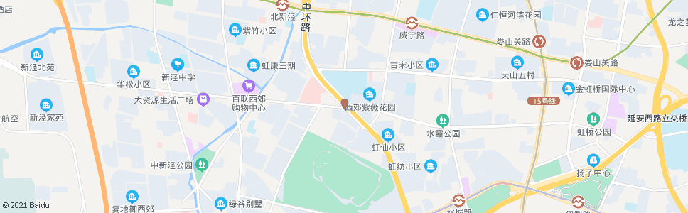 上海北虹路仙霞路_公交站地图_上海公交_妙搜公交查询2024