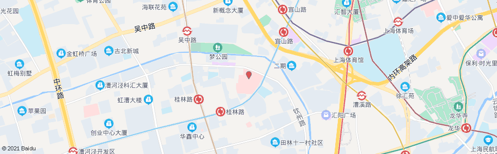 上海宜山路市六医院_公交站地图_上海公交_妙搜公交查询2024