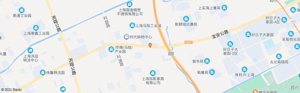 上海宝安公路科福路_公交站地图_上海公交_妙搜公交查询2024