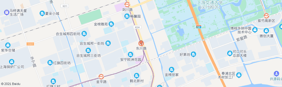 上海东川路轻轨站_公交站地图_上海公交_妙搜公交查询2024