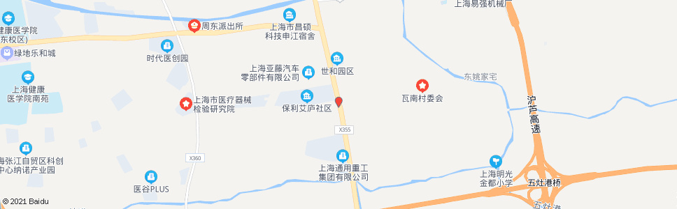 上海申江南路蓝靛路_公交站地图_上海公交_妙搜公交查询2024