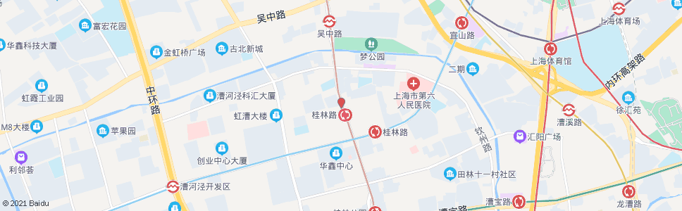 上海桂林路钦江路(临时站)_公交站地图_上海公交_妙搜公交查询2024