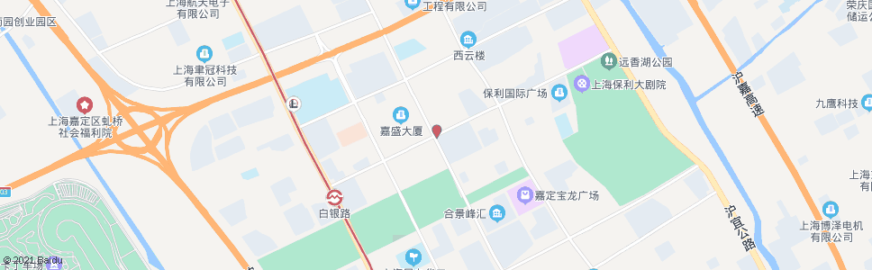 上海白银路永盛路_公交站地图_上海公交_妙搜公交查询2024