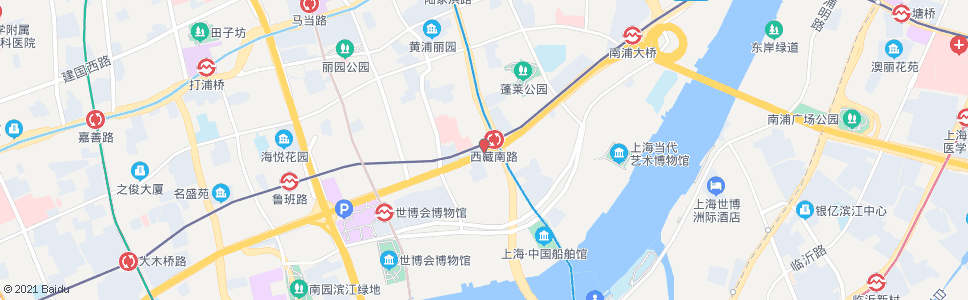 上海中山南一路西藏南路_公交站地图_上海公交_妙搜公交查询2024