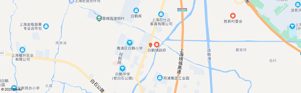 上海鹤翔路外青松公路(招呼站)_公交站地图_上海公交_妙搜公交查询2024