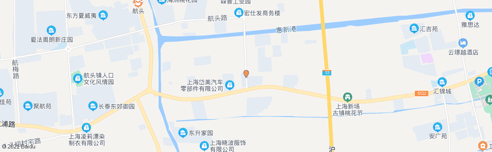 上海航都南路沪南公路_公交站地图_上海公交_妙搜公交查询2024