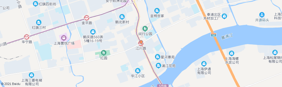 上海江川东路沪闵路_公交站地图_上海公交_妙搜公交查询2025