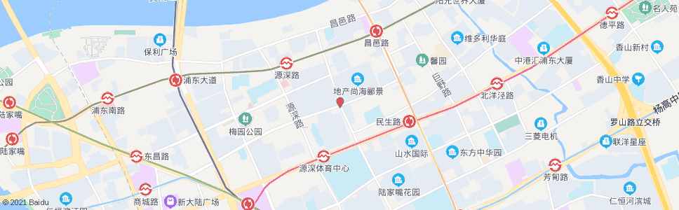 上海商城路桃林路_公交站地图_上海公交_妙搜公交查询2024