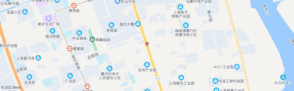 上海虹梅南路曹建路_公交站地图_上海公交_妙搜公交查询2024