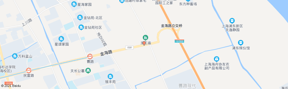 上海东川公路金海路_公交站地图_上海公交_妙搜公交查询2024