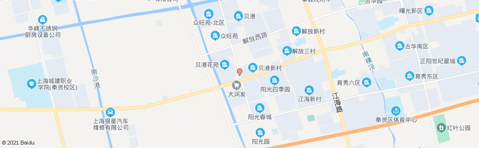 上海环城东路南亭公路_公交站地图_上海公交_妙搜公交查询2024