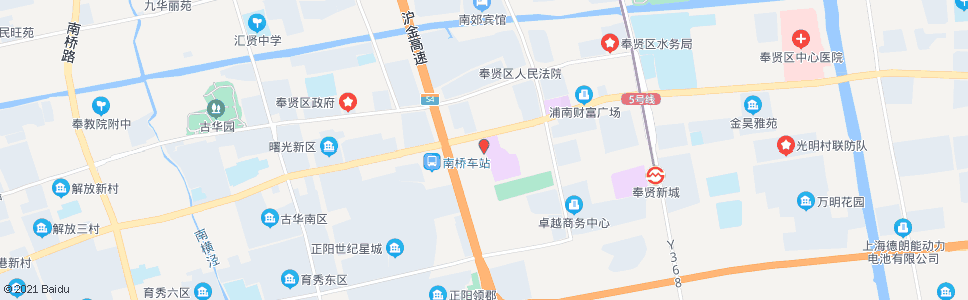 上海百齐路南奉公路_公交站地图_上海公交_妙搜公交查询2024