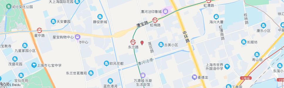 上海东兰路莲花路(和嘉公寓)_公交站地图_上海公交_妙搜公交查询2024