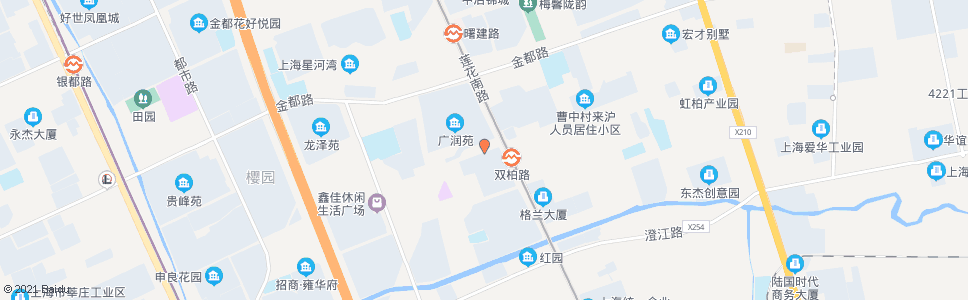 上海春都路莲花南路_公交站地图_上海公交_妙搜公交查询2024