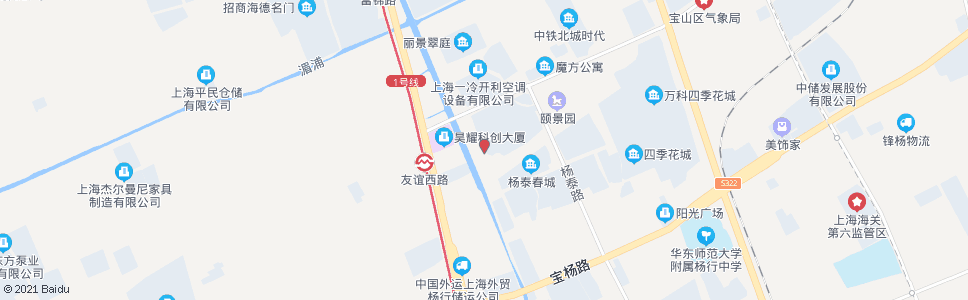 上海月城路友谊路_公交站地图_上海公交_妙搜公交查询2024