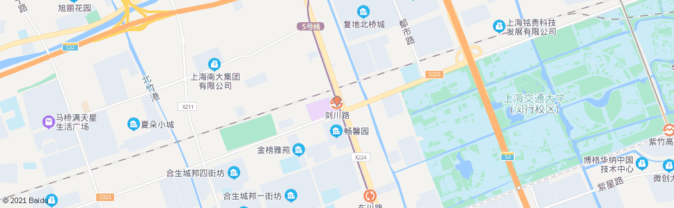 上海沪闵路剑川路(轨道交通5号线剑川路站)_公交站地图_上海公交_妙搜公交查询2024