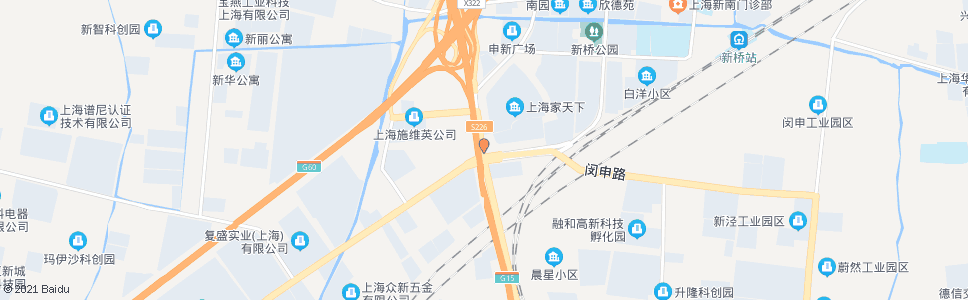 上海车新公路民益路(招呼站)_公交站地图_上海公交_妙搜公交查询2024