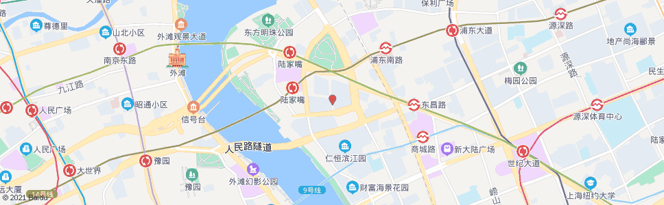 上海陆家嘴环路东泰路_公交站地图_上海公交_妙搜公交查询2025