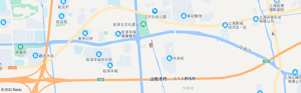 上海沪青平公路崧泽村_公交站地图_上海公交_妙搜公交查询2024