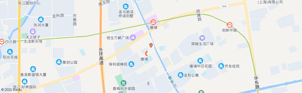 上海唐镇路唐陆公路_公交站地图_上海公交_妙搜公交查询2025