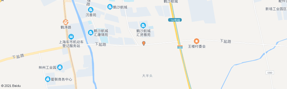 上海下盐公路鹤恒路_公交站地图_上海公交_妙搜公交查询2024