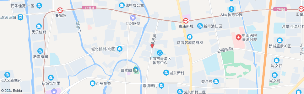 上海青安路沙埭浜路(招呼站)_公交站地图_上海公交_妙搜公交查询2024