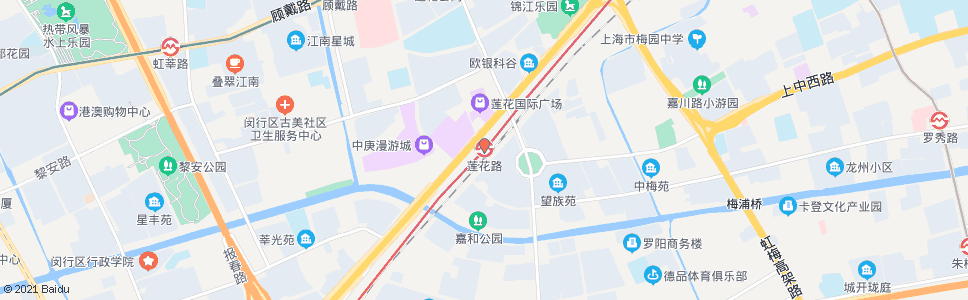 上海莲花路地铁站(沪闵路)_公交站地图_上海公交_妙搜公交查询2024