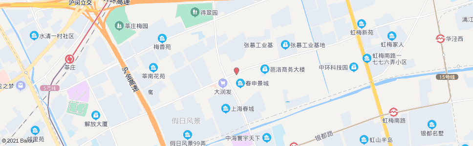 上海春申路莲花南路_公交站地图_上海公交_妙搜公交查询2024