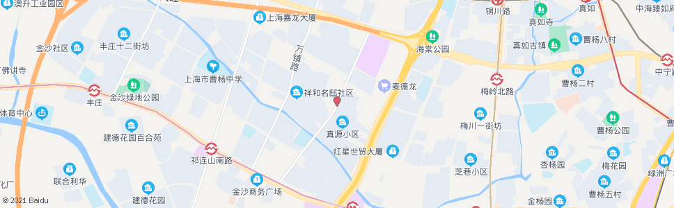 上海真光路梅川路_公交站地图_上海公交_妙搜公交查询2024