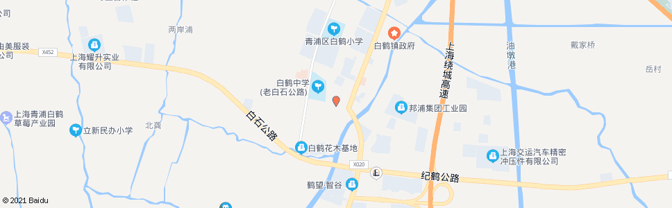 上海老白石公路外青松公路(招呼站)_公交站地图_上海公交_妙搜公交查询2024