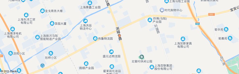 上海浏翔公路宝安公路_公交站地图_上海公交_妙搜公交查询2024