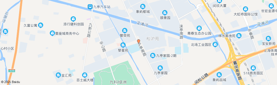 上海易富路沪亭南路_公交站地图_上海公交_妙搜公交查询2024