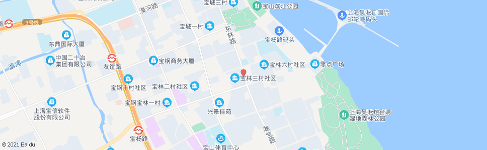 上海东林路宝杨路_公交站地图_上海公交_妙搜公交查询2024