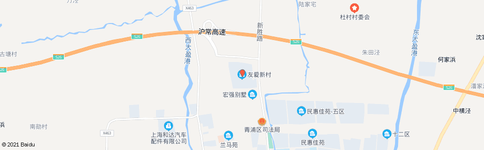 上海胜利路友爱新村_公交站地图_上海公交_妙搜公交查询2024