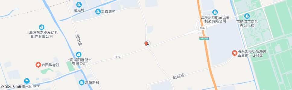 上海川南奉公路川六公路_公交站地图_上海公交_妙搜公交查询2024