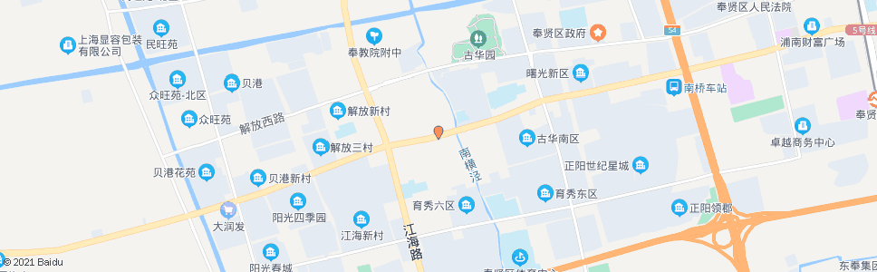 上海南奉公路人民南路_公交站地图_上海公交_妙搜公交查询2024