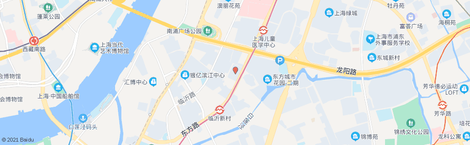 上海东方路东三里桥路(东方电视台)_公交站地图_上海公交_妙搜公交查询2024