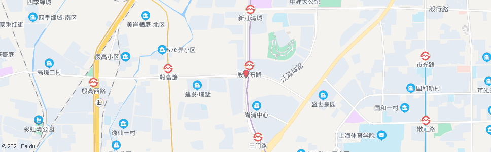 上海淞沪路殷高路_公交站地图_上海公交_妙搜公交查询2024