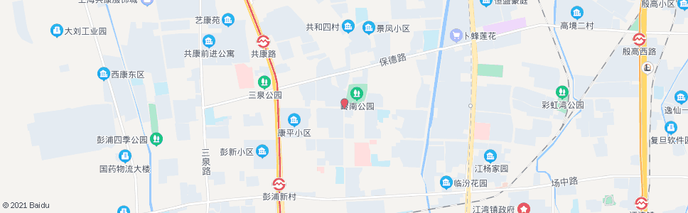 上海岭南路汾西路_公交站地图_上海公交_妙搜公交查询2024