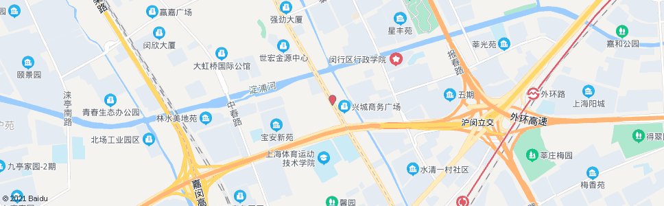 上海七莘路疏影路_公交站地图_上海公交_妙搜公交查询2024