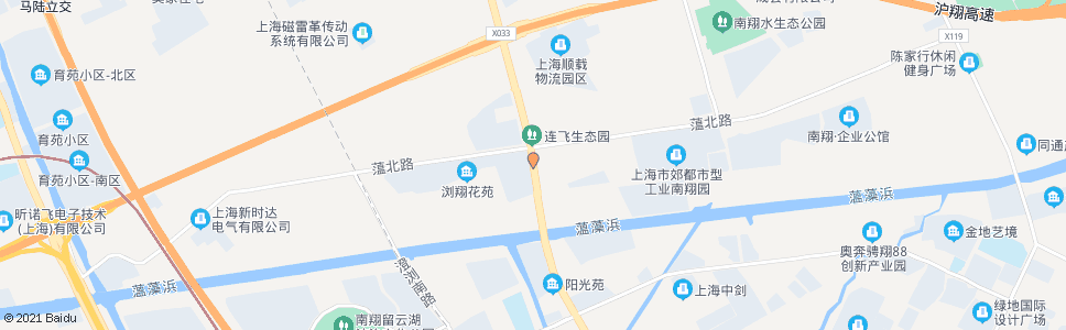 上海浏翔公路蕰北路_公交站地图_上海公交_妙搜公交查询2024